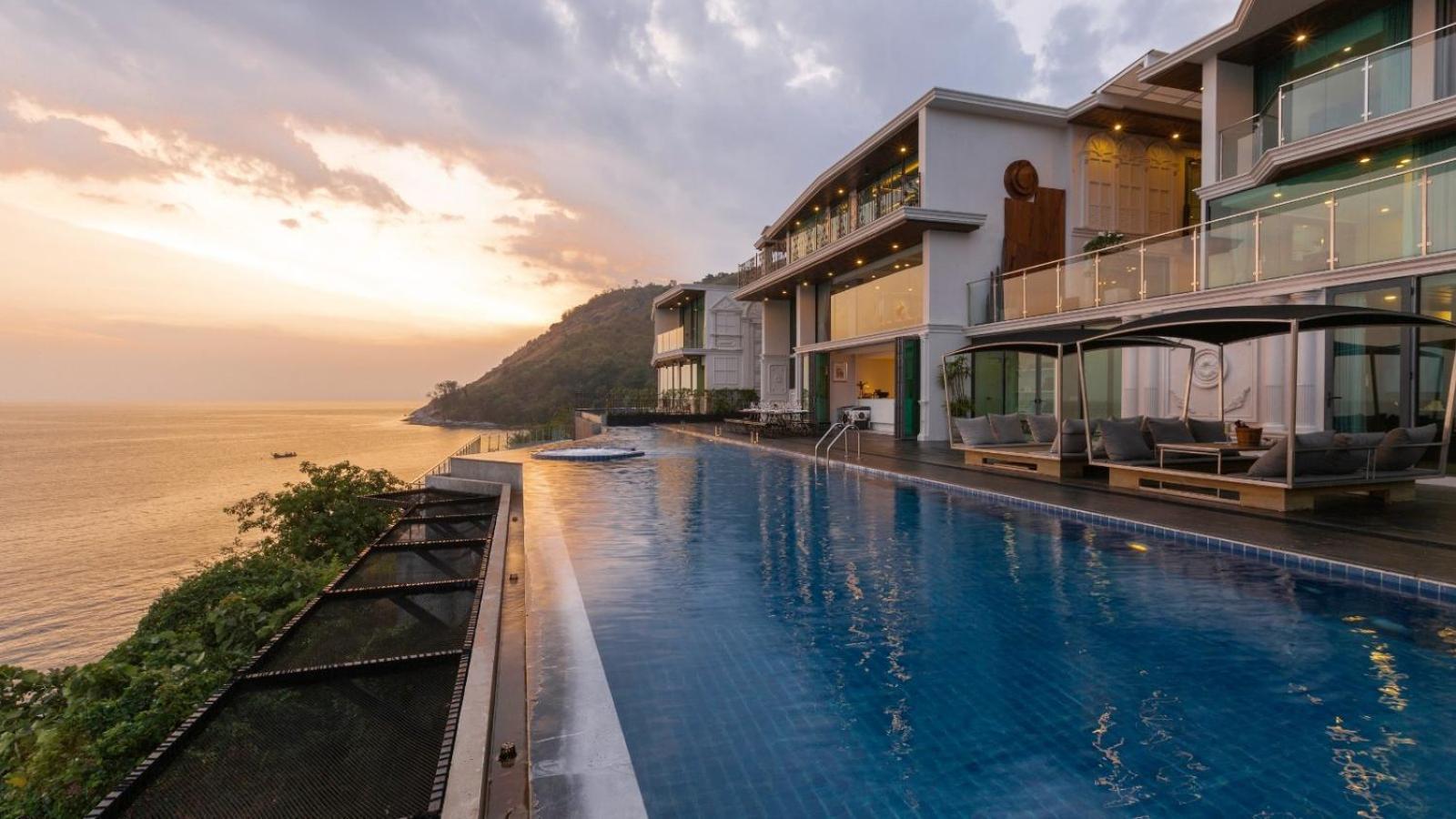 Villa Thousand Cliffs Nai Harn Extérieur photo