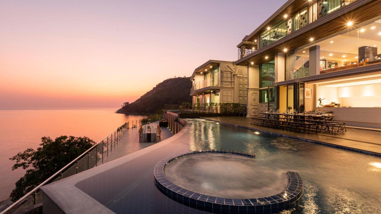 Villa Thousand Cliffs Nai Harn Extérieur photo